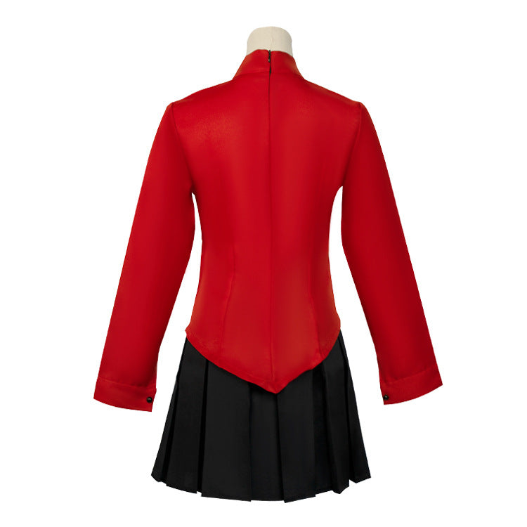 Fate Stay Night Rin T Saka Uniform Outfit Cosplay Costume