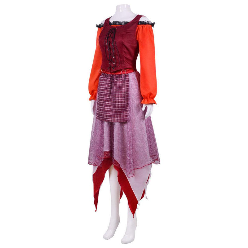 Hocus Pocus Mary Sanderson Halloween Dress Cosplay Costume