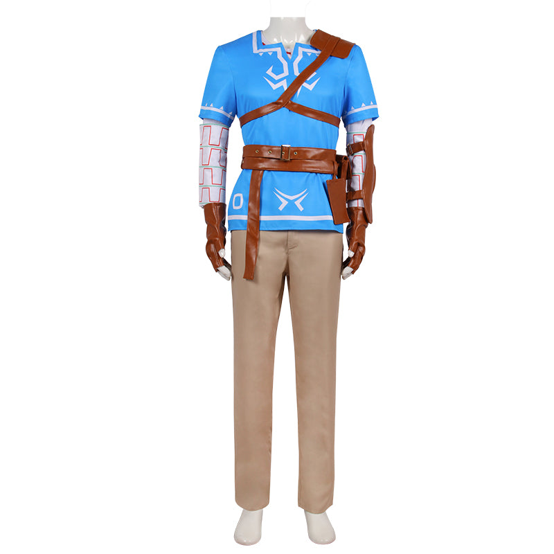 The Legend of Zelda Breath of The Wild Link Adults Outfit Cosplay Costume Halloween Suit - CrazeCosplay