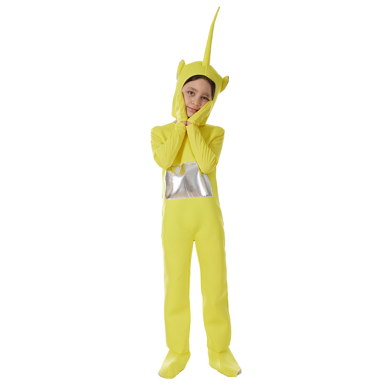 Teletubbies Costume Lala Yellow Teletubby Cute Suit for Halloween Kids Children - CrazeCosplay
