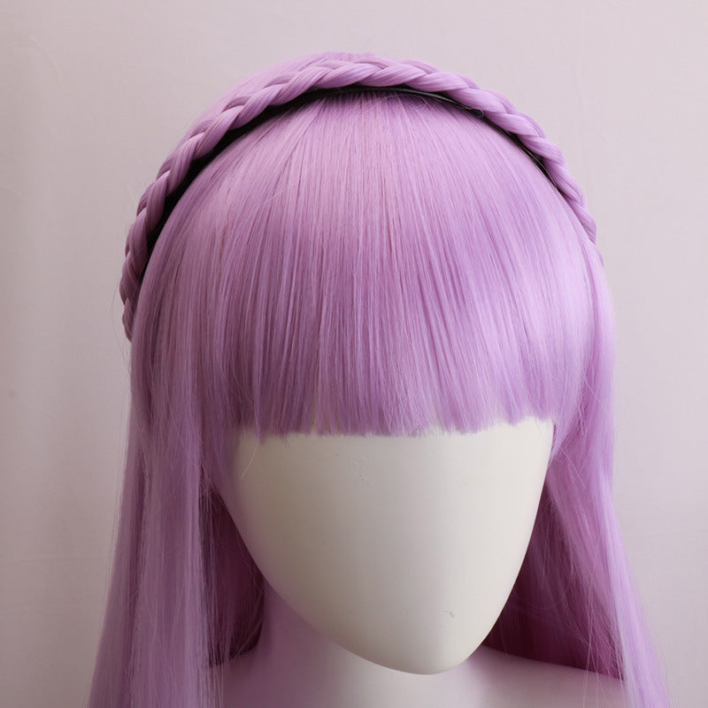 BB Fate Grand Order Purple Long Straight Cosplay Wig - CrazeCosplay