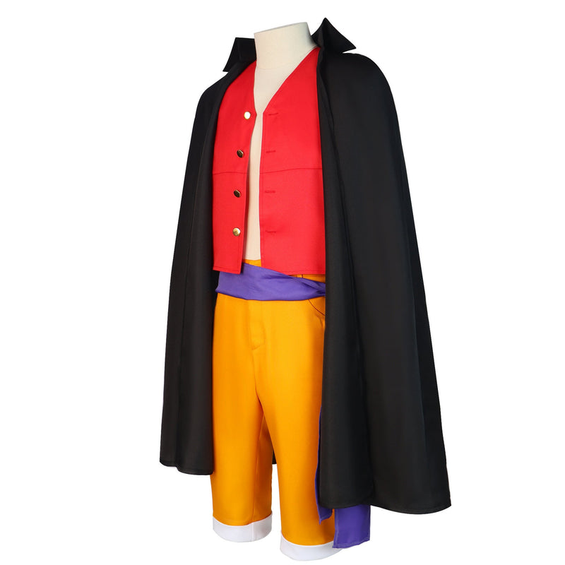 One Piece Luffy Onigashima Outfit With Straw Hats