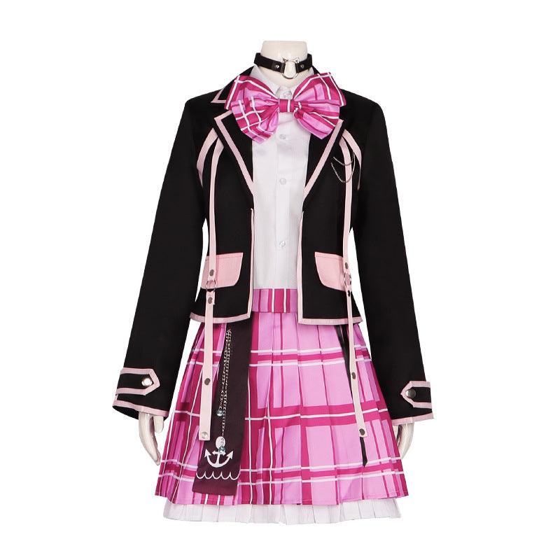 Vtuber Minato Aqua Uniform Dress Cosplay Costume