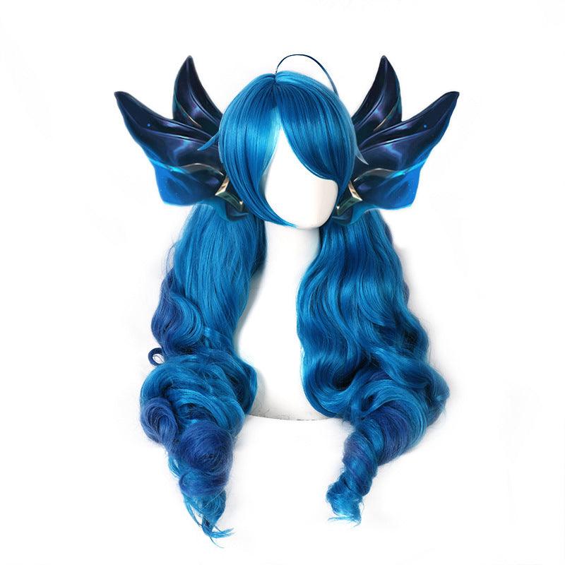 League of Legends Gwen Blue Cosplay Wig