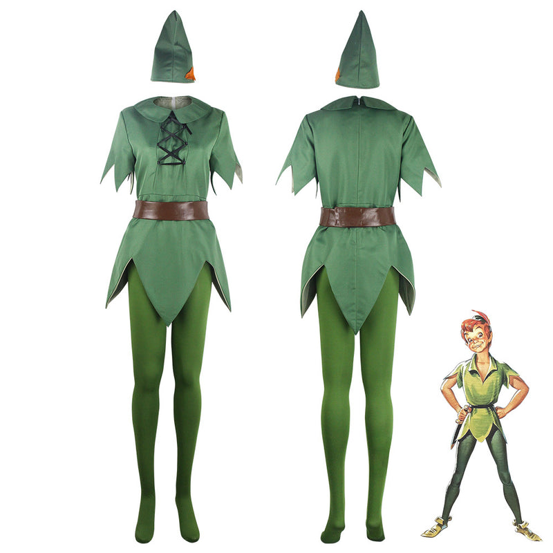 Peter Pan Halloween Costume Adults Male Womens Outfit - CrazeCosplay