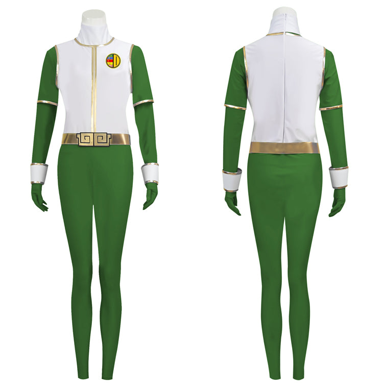 Power Rangers Gosei Sentai Dairanger Green Ranger Cosplay Costume - CrazeCosplay