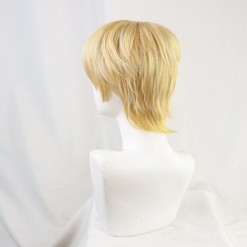 Attack on Titan Almin Cos Wig Yellow Short Hair Style - CrazeCosplay