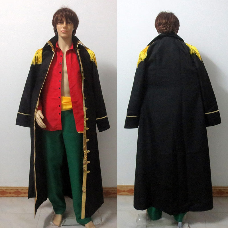 One Piece Blackbeard New Costume Marshall Cosplay Outfit Pirate Uniforms