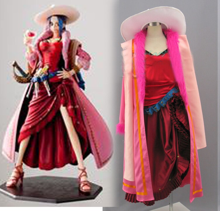 Nefertari Vivi One Piece Red Halloween Costume Pirate Queen Vivi Cosplay Outfits