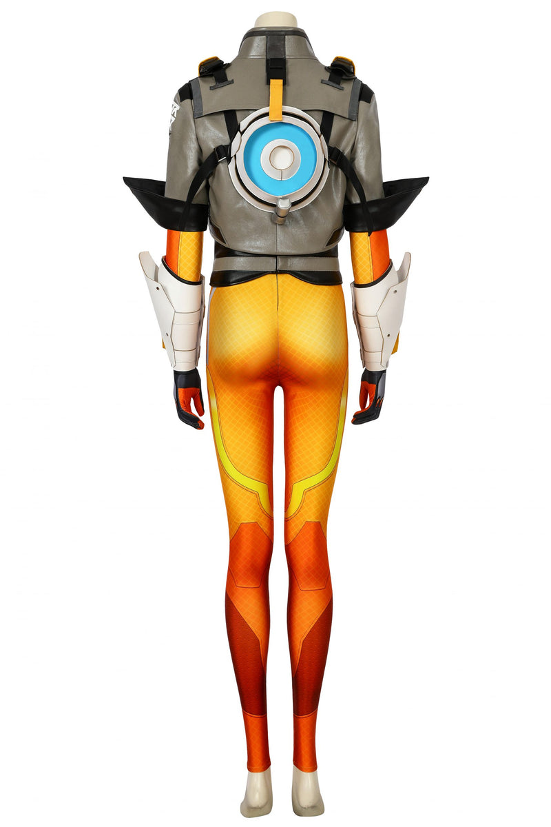 Overwatch 2 Tracer outfit Cosplay Halloween Costume for sale - CrazeCosplay