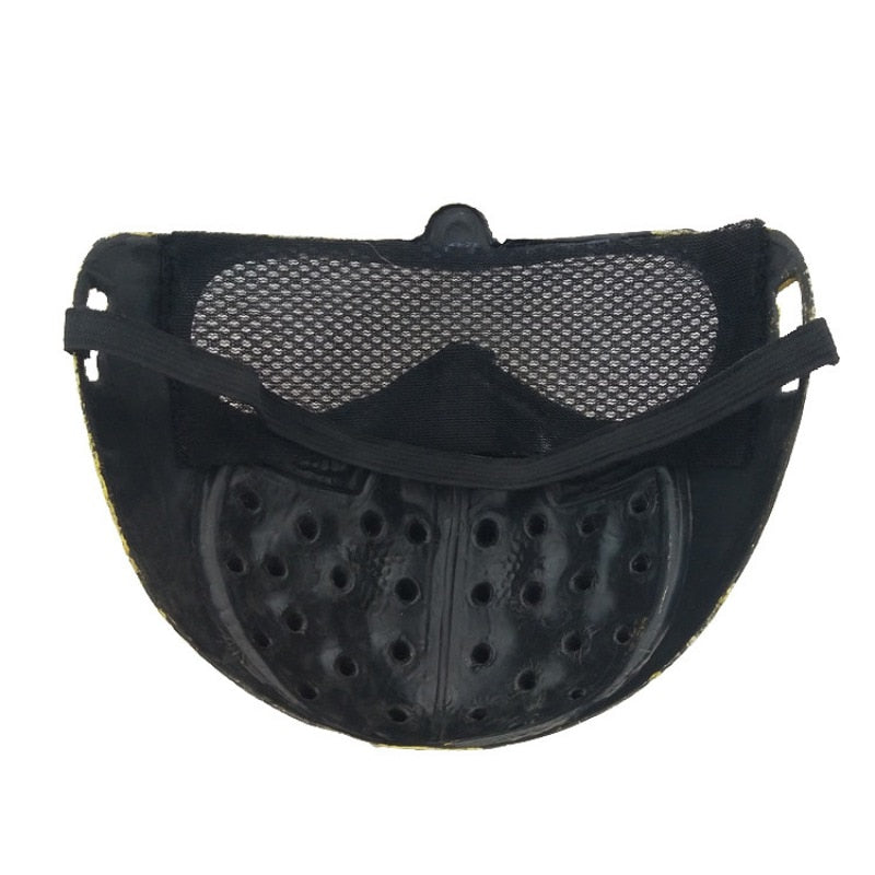 Punk Rivet Mask Party Devil Cosplay Masks Masquerade Half Face Props Cosplay Mask for Halloween Party - CrazeCosplay