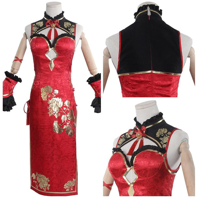 Date A Live Tokisaki Kurumi Cheongsam Cosplay Costume - CrazeCosplay