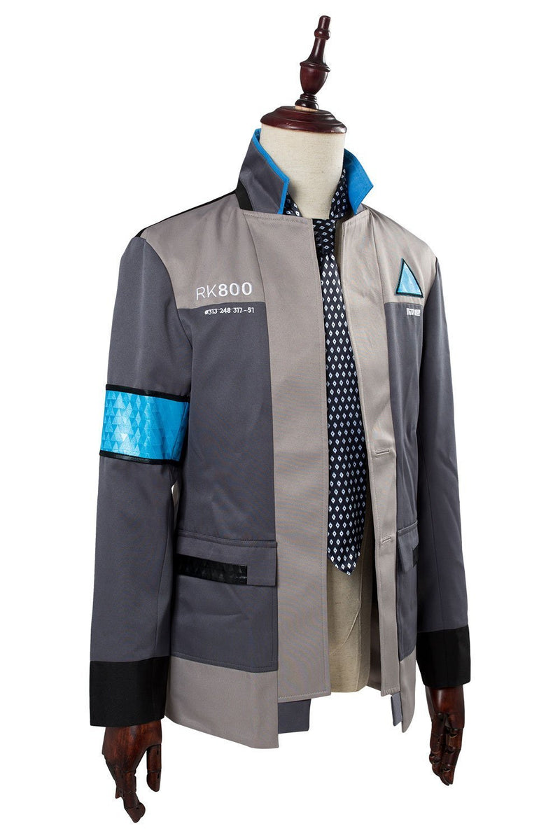 Detroit Become Human Connor Rk800 Deviant Hunter Agent Uniform Police Investigator Suit - CrazeCosplay