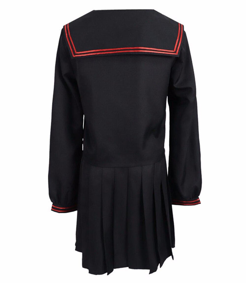 Demon Slayer Nezuko Kamado Sailor Uniform Female Girls Cosplay Costume - CrazeCosplay