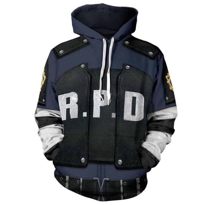 Resident Evil Leon S. Kennedy Cosplay hoodie pollover Sweatshirt - CrazeCosplay