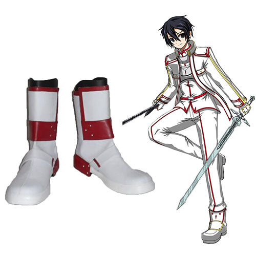 sword art online kirito knight of blood cosplay boots shoes - CrazeCosplay