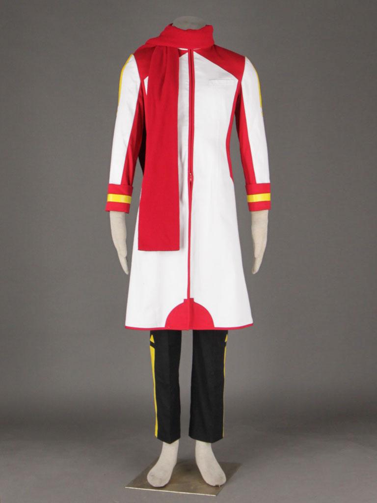 Vocaloid Akaito Red White Cosplay Costume - CrazeCosplay