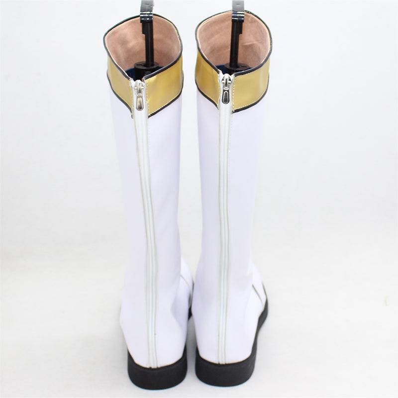 power ranger cosplay shoes boots white - CrazeCosplay