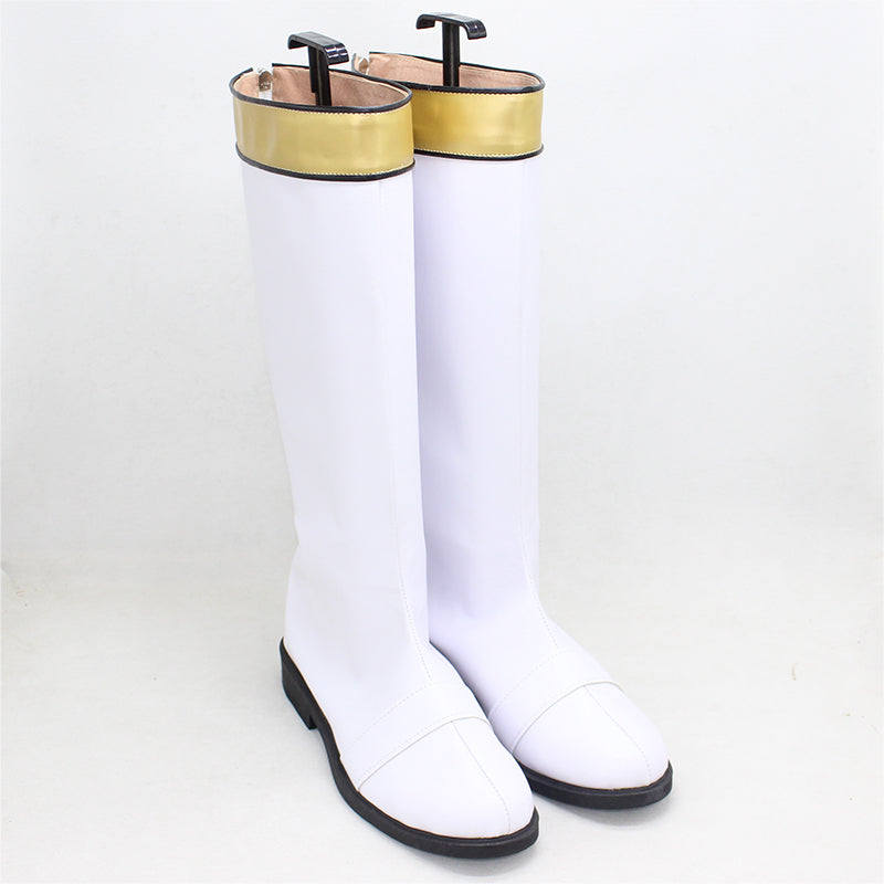 power ranger cosplay shoes boots white - CrazeCosplay