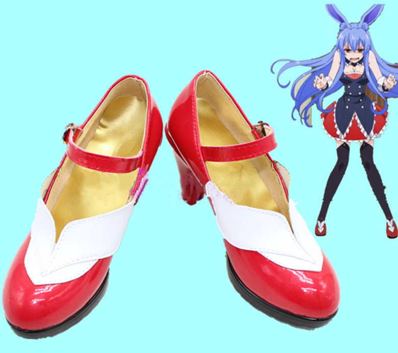 problem children are coming from another world black rabbit cosplay shoes - CrazeCosplay