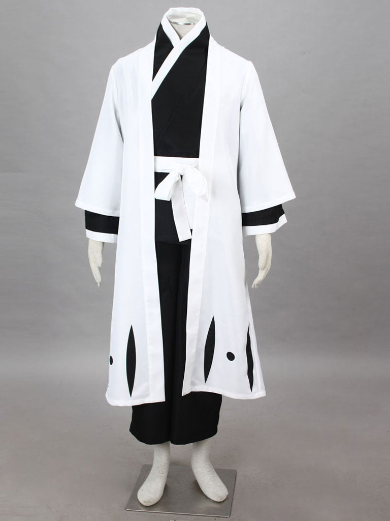 Bleach 5th Division Captain Sosuke Aizen Soul Reaper Kimono Cosplay Costume - CrazeCosplay