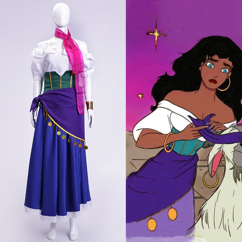 esmeralda adults halloween cosplay costume - CrazeCosplay