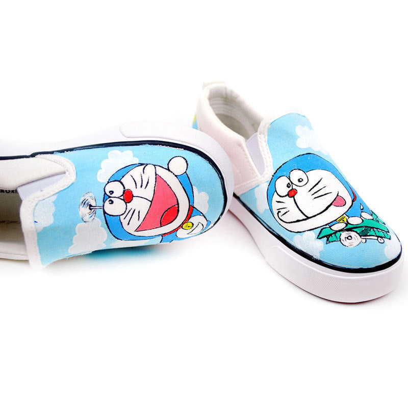 Doraemon Cosplay Shoes Canvas Shoes - CrazeCosplay
