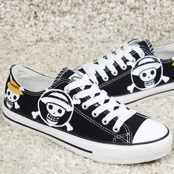 One Piece Cosplay Shoes Canvas Shoes - CrazeCosplay