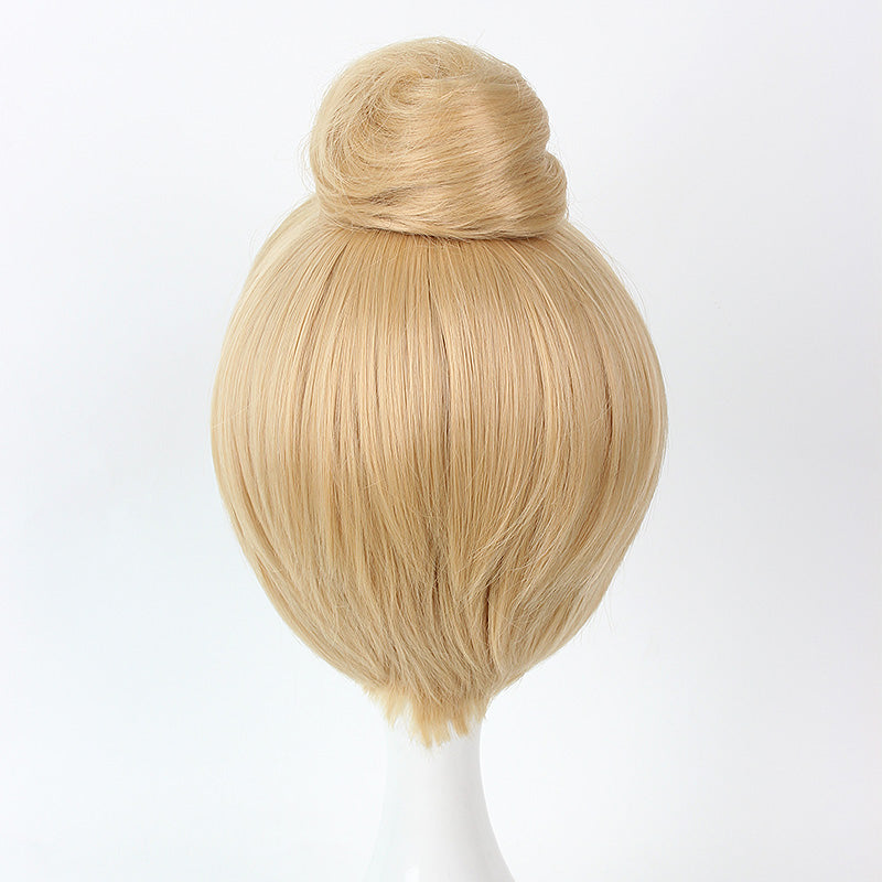 Tinker Bell Short Heat Resistant Blonde Style Cosplay Wig - CrazeCosplay