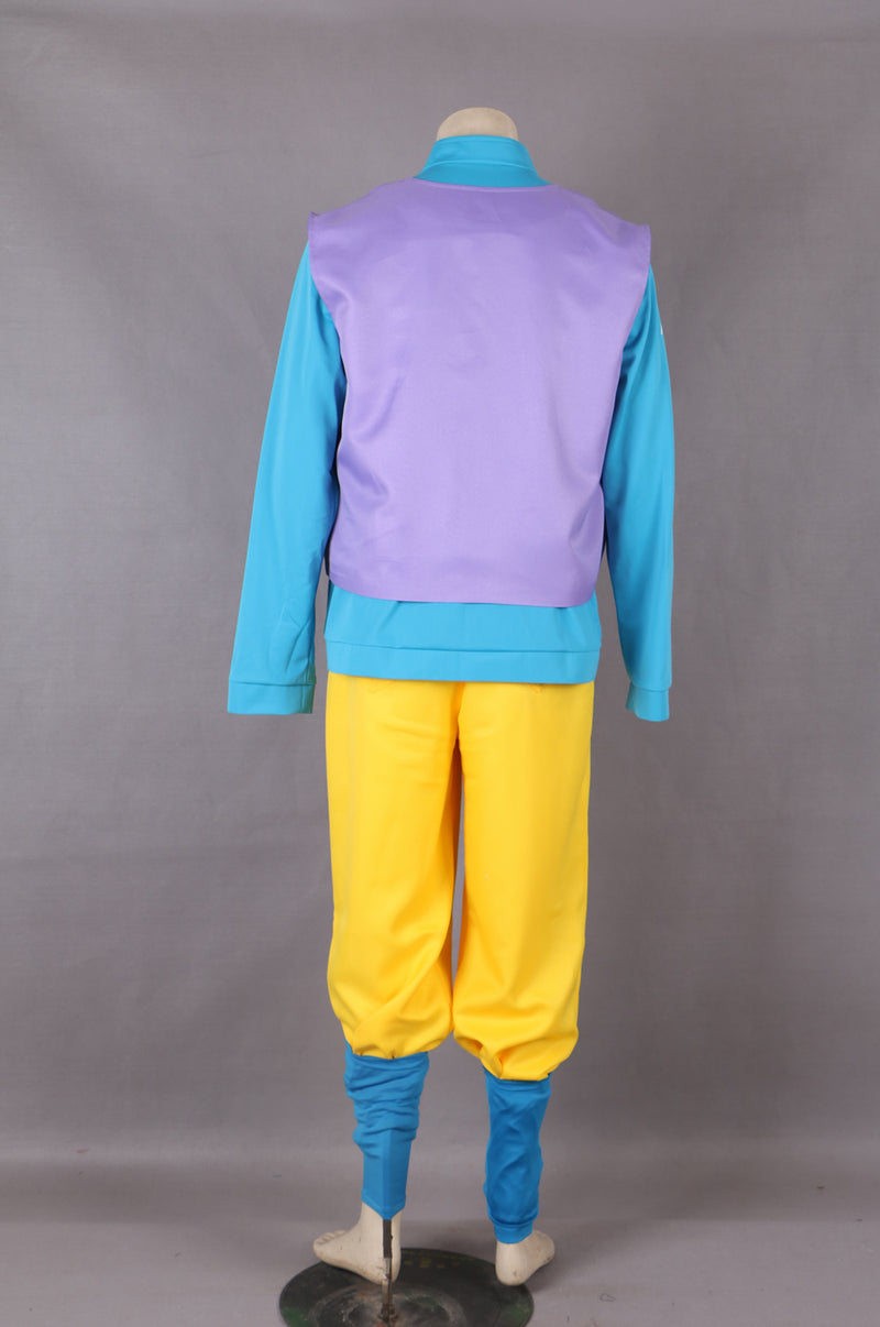 Dragon Ball Z Goku Cycling Uniform Cosplay Costume - CrazeCosplay
