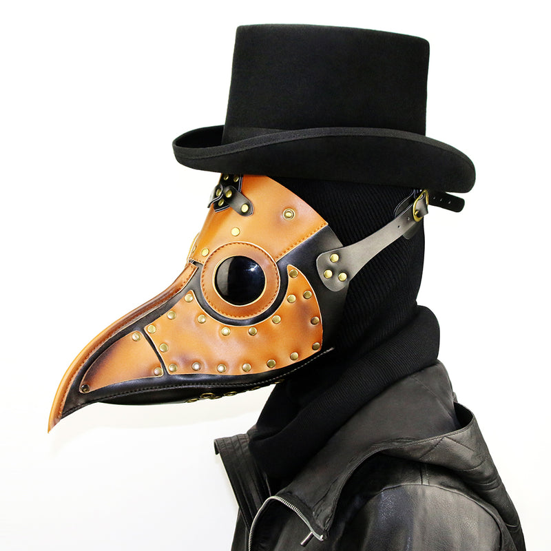 Plague Doctor Mask Long Nose Bird Steampunk Beak Mask Cosplay Props - CrazeCosplay