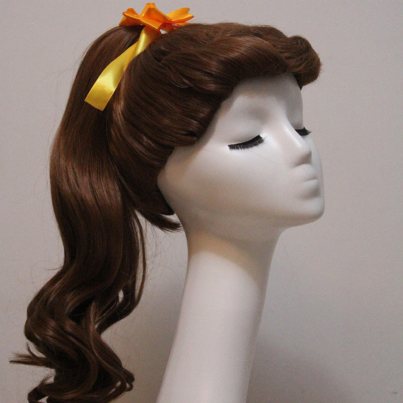 Beauty and the Beast Belle Brown Cosplay Wig - CrazeCosplay