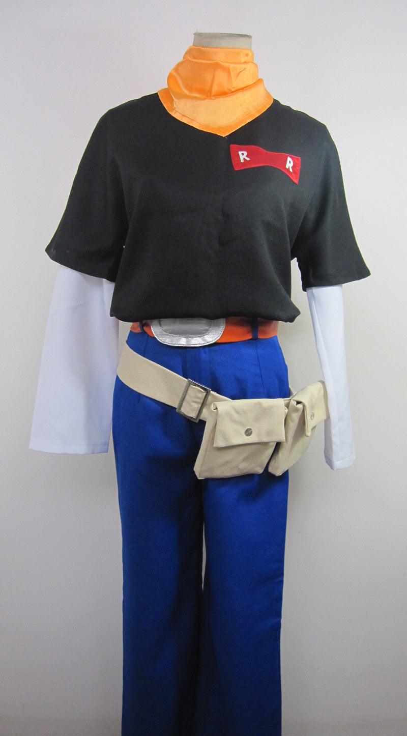 Dragon Ball Android 17 Lapis Cosplay Costume - CrazeCosplay