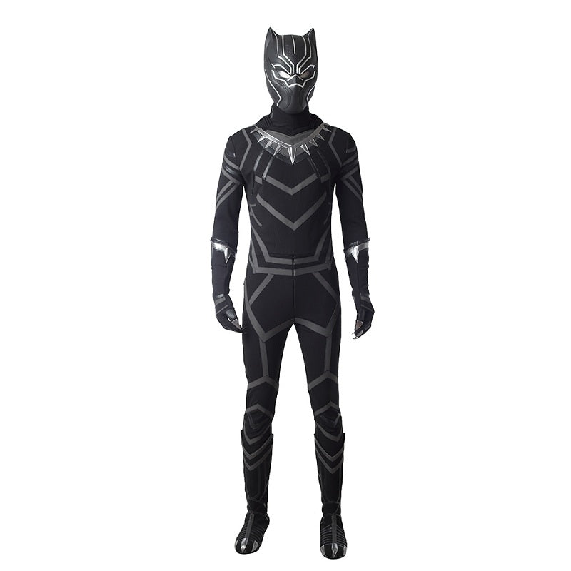 Black Panther Costume Adults Suit Halloween Outfit - CrazeCosplay