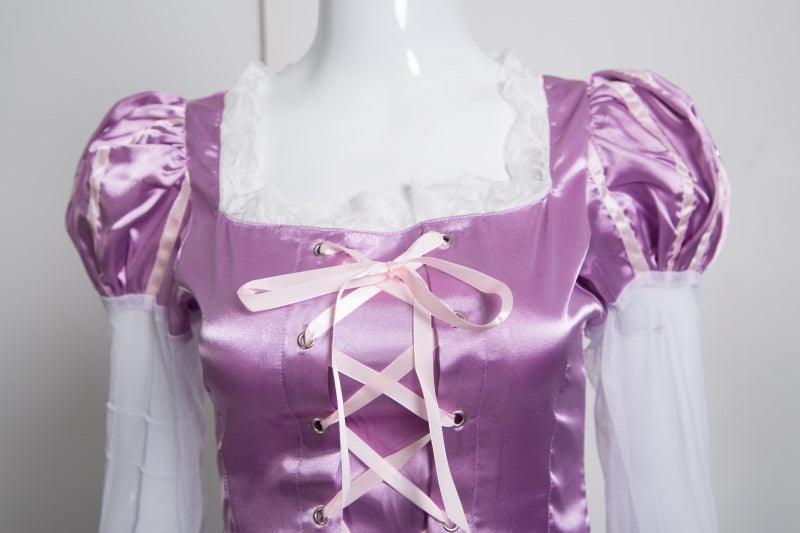 Tangled Rapunzel Tangled Ever After Cosplay Dress Costume Pink - CrazeCosplay