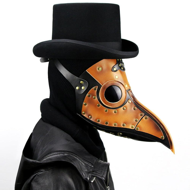 Plague Doctor Mask Long Nose Bird Steampunk Beak Mask Cosplay Props - CrazeCosplay