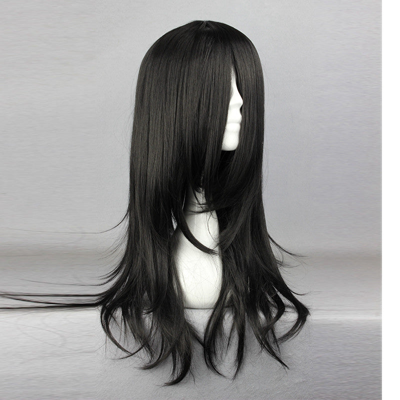 Bleach Kuchiki Byakuya Black Long Cosplay Wig
