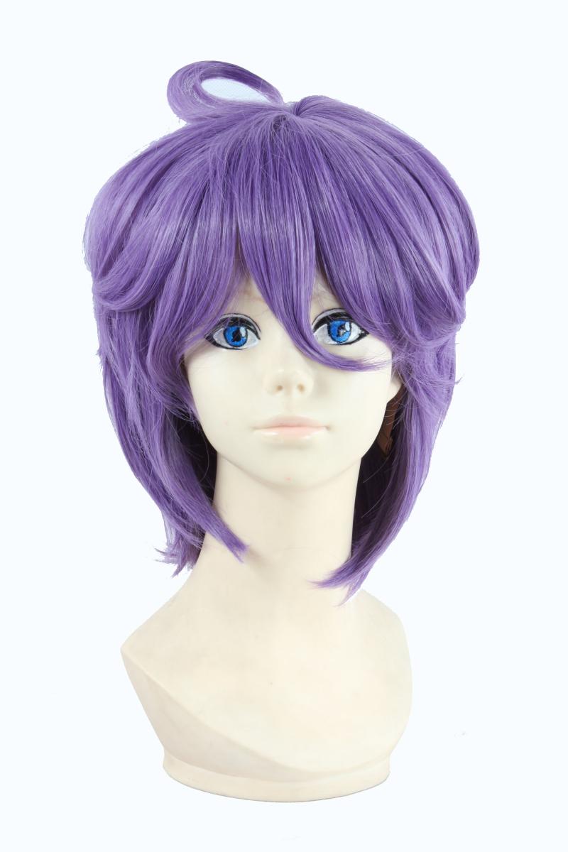 Touken Ranbu Kasen Kanesada Purple Short Cosplay Wig