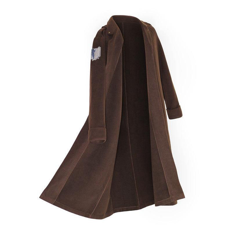 Attack on Titan Shingeki no Kyojin Survey Corp Levi Wings of Counterattack Brown Cosplay Costume - CrazeCosplay