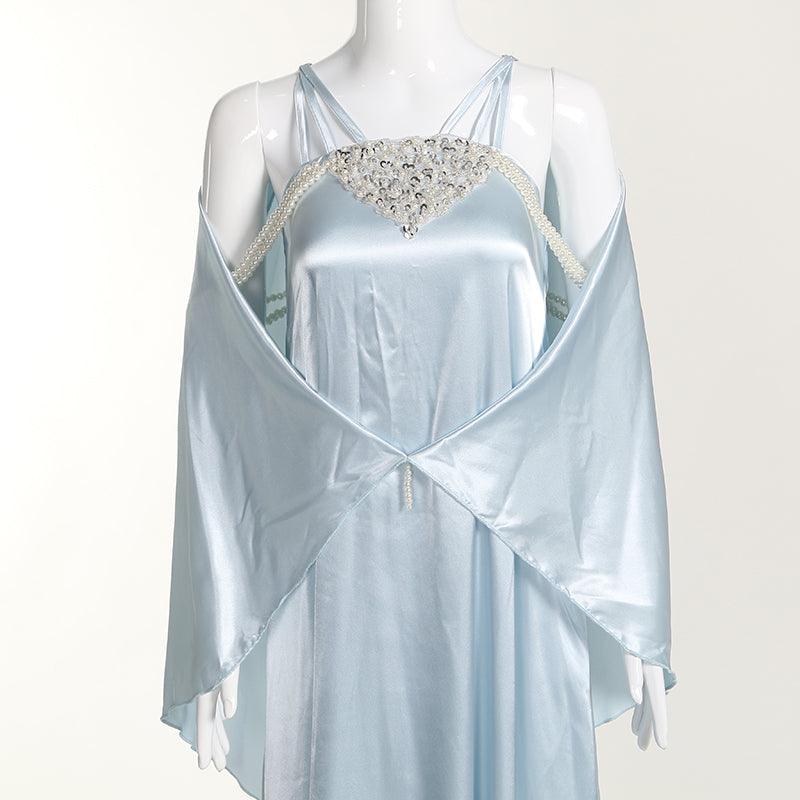 Star Wars Episode 3: Padme Amidala Christmas Nightgown Cosplay Costume - CrazeCosplay