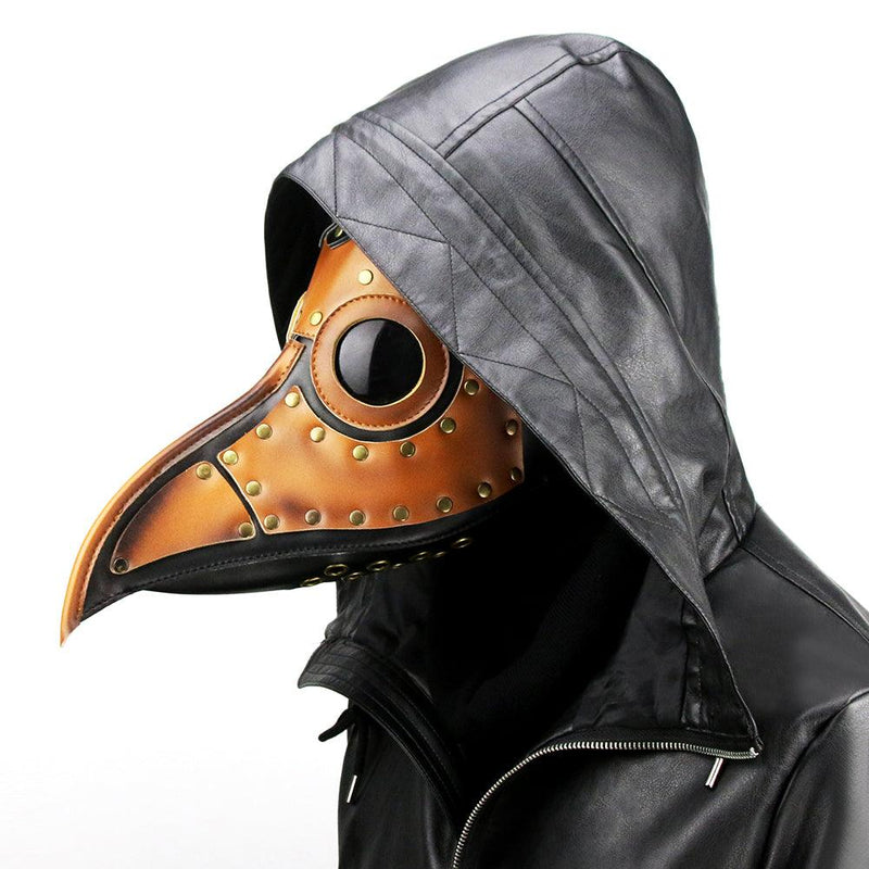 Plague Doctor Mask Long Nose Bird Steampunk Beak Mask Cosplay Props - CrazeCosplay