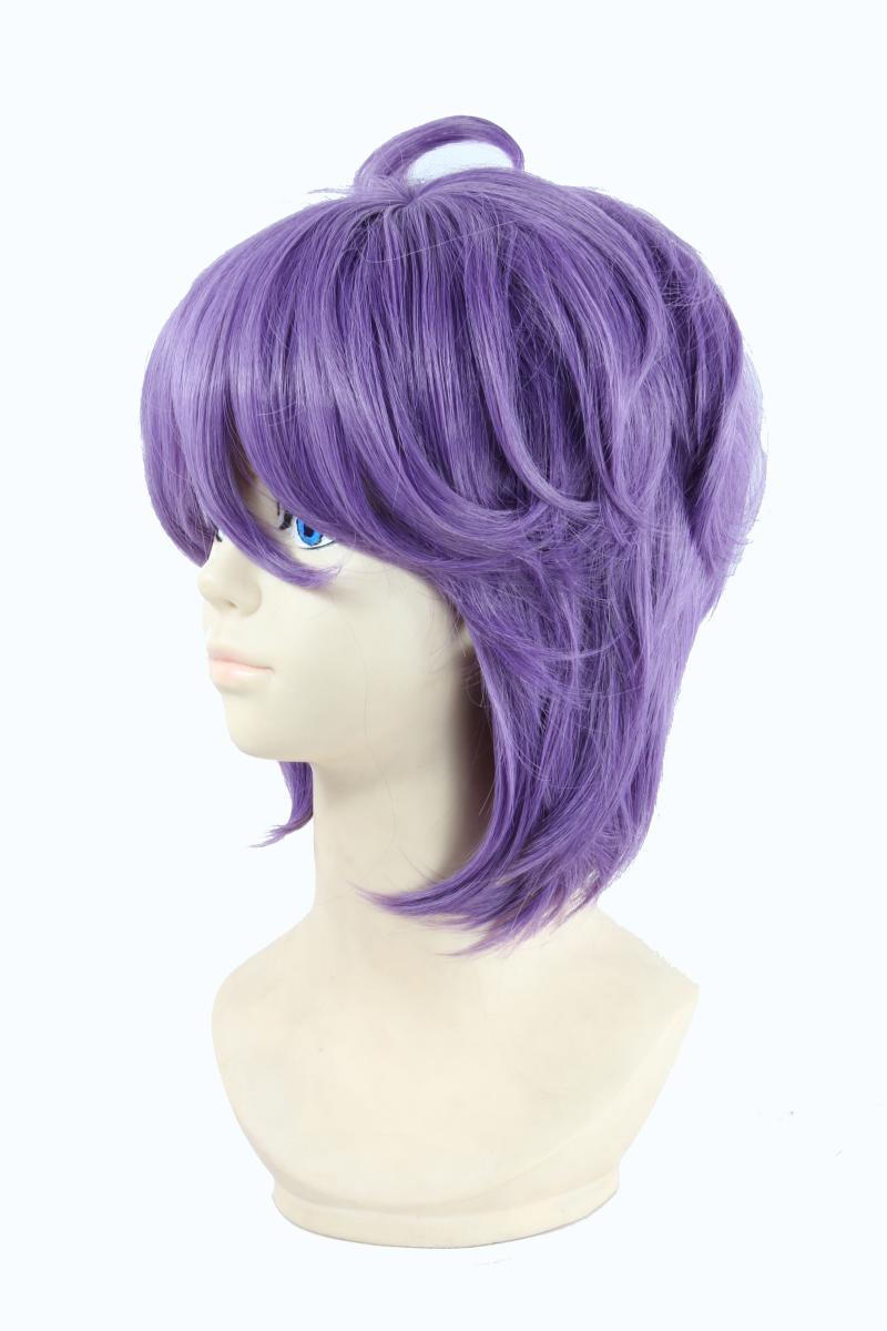 Touken Ranbu Kasen Kanesada Purple Short Cosplay Wig