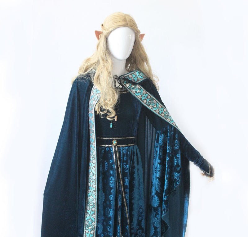 The Lord of The Rings Galadriel Elf Queen Costume Dress - CrazeCosplay