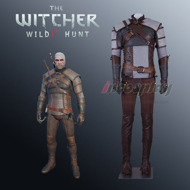 The Witcher Geralt of Rivia Cosplay Costume Halloween Carnival Suit - CrazeCosplay