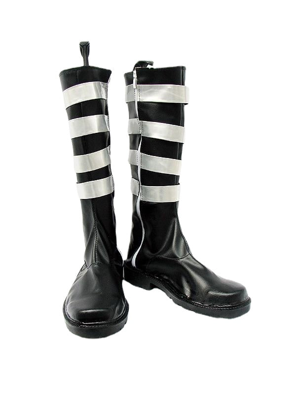D Gray Man Classical Cosplay White And Black Boots