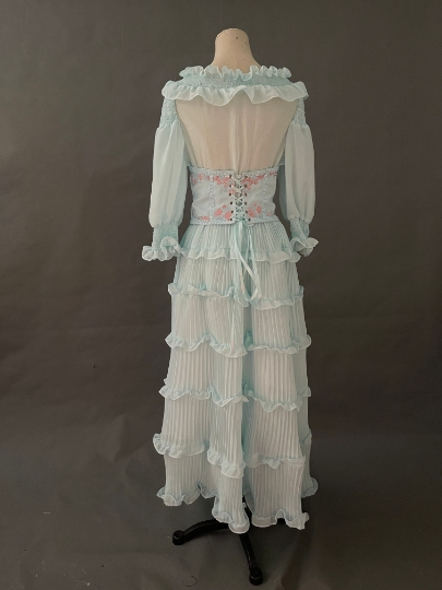 Little Mermaid Ariel Blue Dress 2023 Movie Cosplay Costume