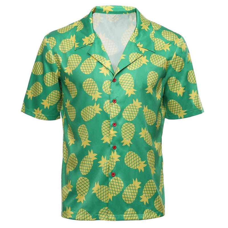 Game Animal Crossing Cosplay Adult T Shirt Bud Cosplay Hawaiian Short Sleeve Shirts Costume Halloween Carnival Costume - CrazeCosplay