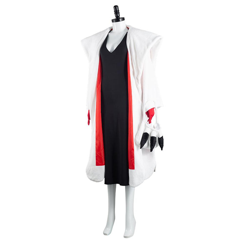 Cruella costumes 2021 De Vil Dress Outfits Halloween Carnival Suit Cosplay Costume - CrazeCosplay