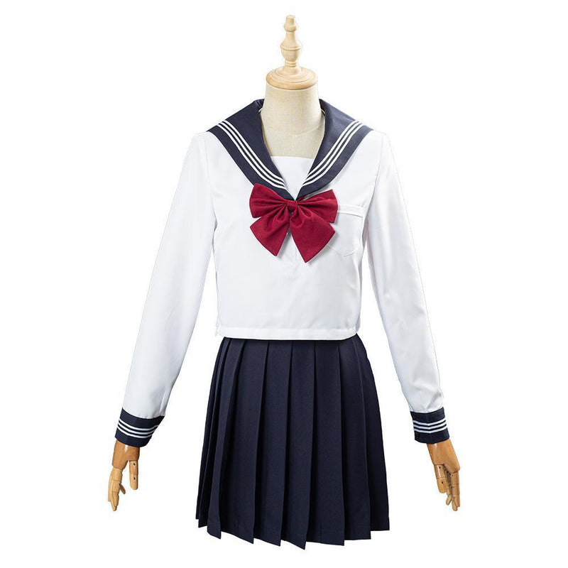 Jk High School Uniform Class Uniform Students Clothing Summer Navy Sailor Suit Cosplay Top Skirt Outfit - CrazeCosplay