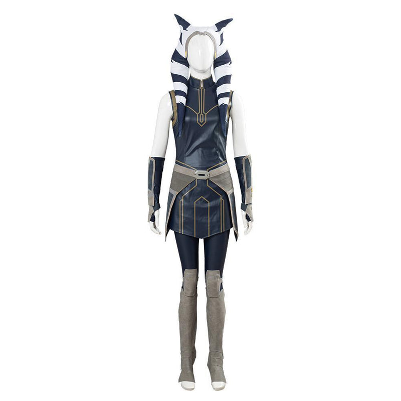 Star Wars Clone Wars Season 7 Ahsoka Tano Women Girls Outfit Halloween Carnival Costume Cosplay Costume - CrazeCosplay